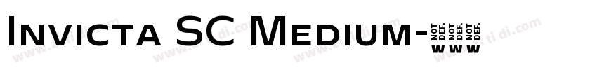 Invicta SC Medium字体转换